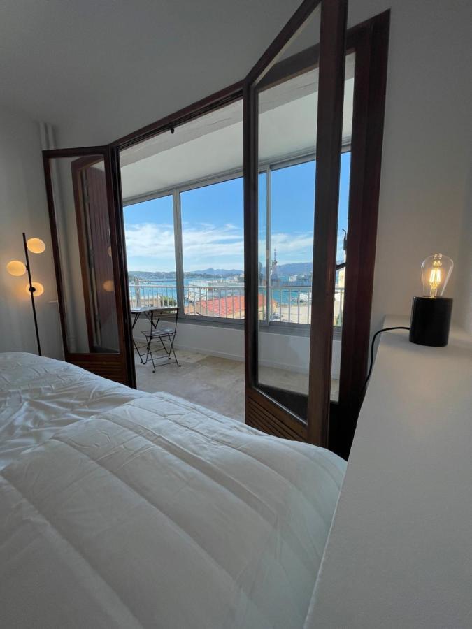 Design T3 Vue Mer Et Montagne 2 Chambres 3Mn De La Plage Fibre Clim Saint-Mandrier-sur-Mer Exteriör bild